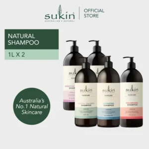 Sukin Natural Shampoo 1L X 2